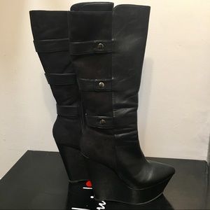 Luichiny Platform Wedge Boots